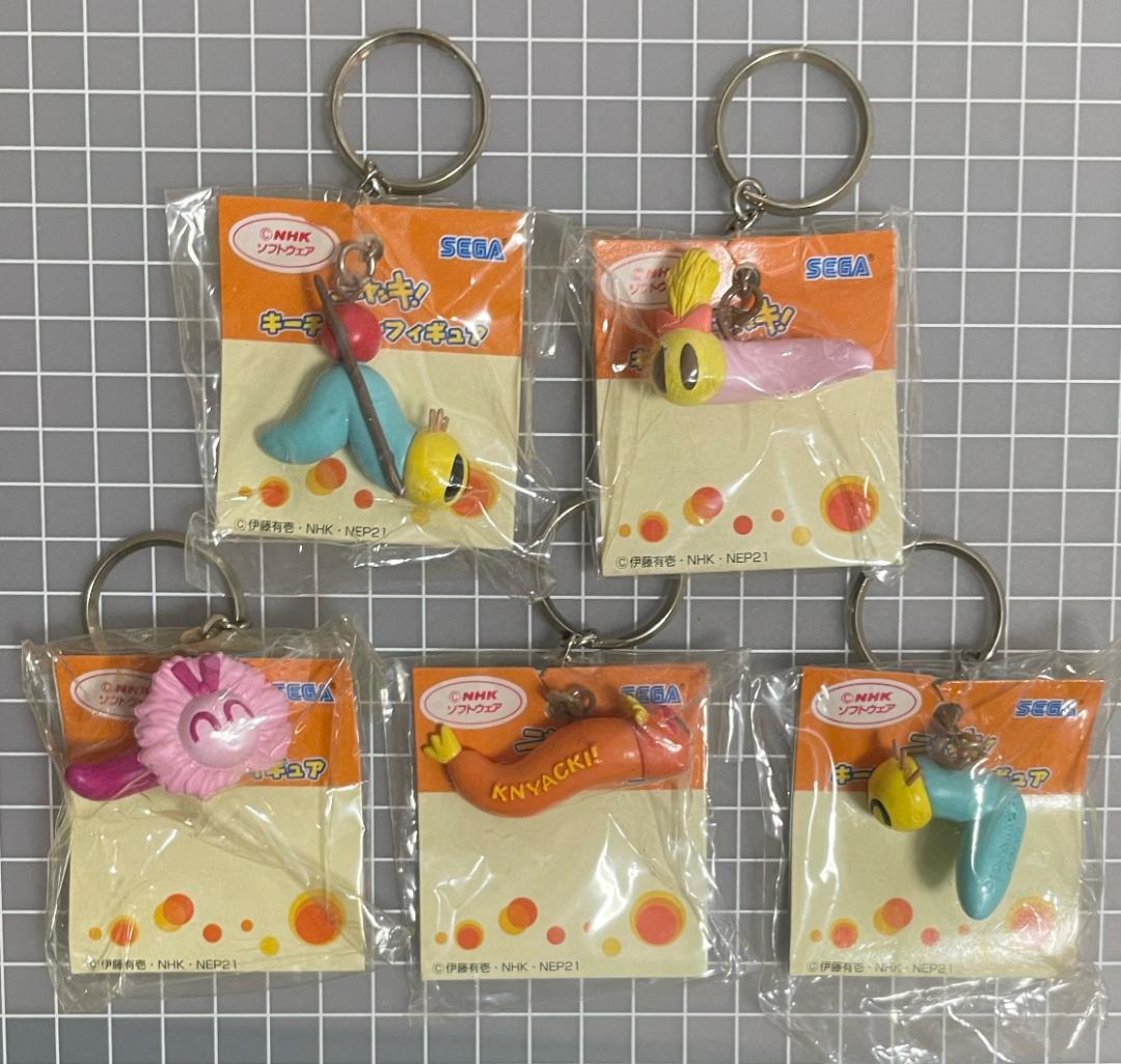 ニャッキ！ キーホルダー 5個セット NHKプチプチアニメ【complete!】