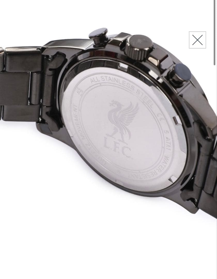 リバプール メタル クロノグラフ ウォッチ 時計 リヴァプールLiverpool