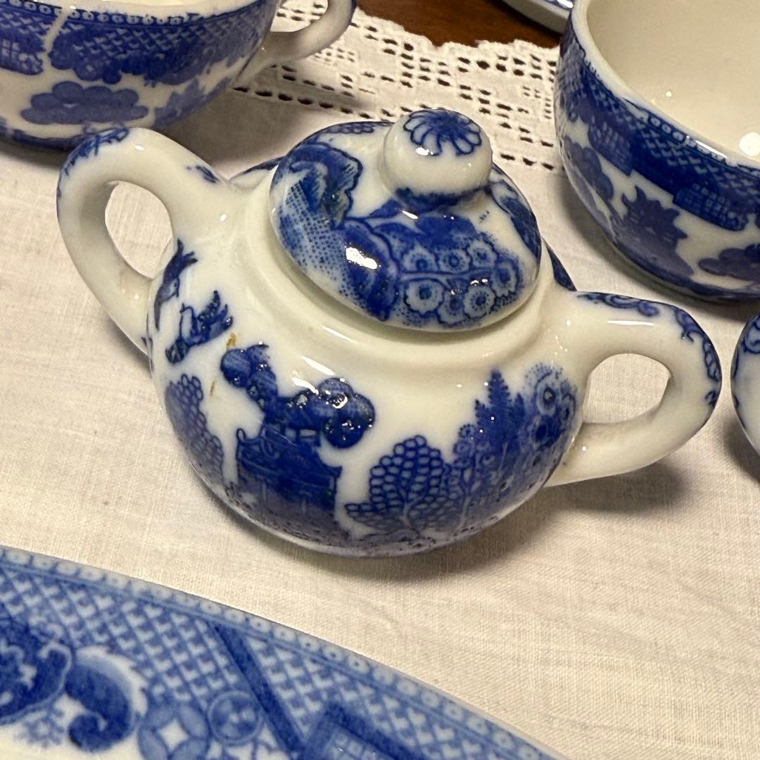 ブルーウィロー　ミニチュアティーセット