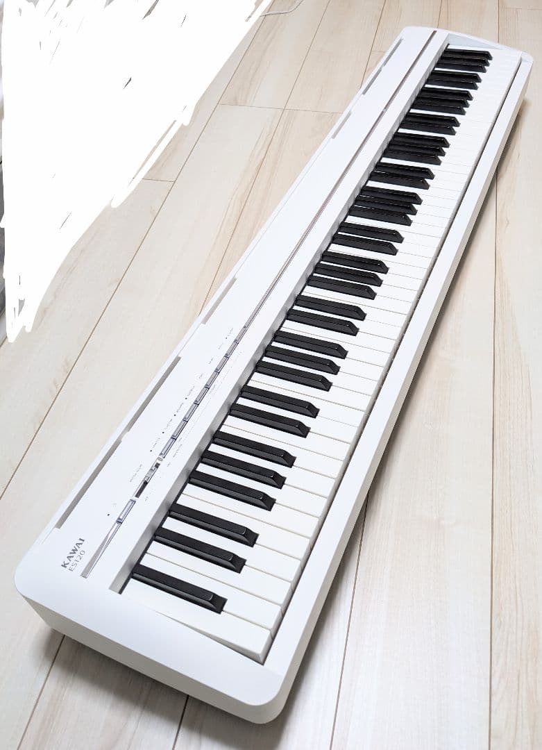 KAWAI ES120 電子ピアノ ホワイト (ペダルなし)