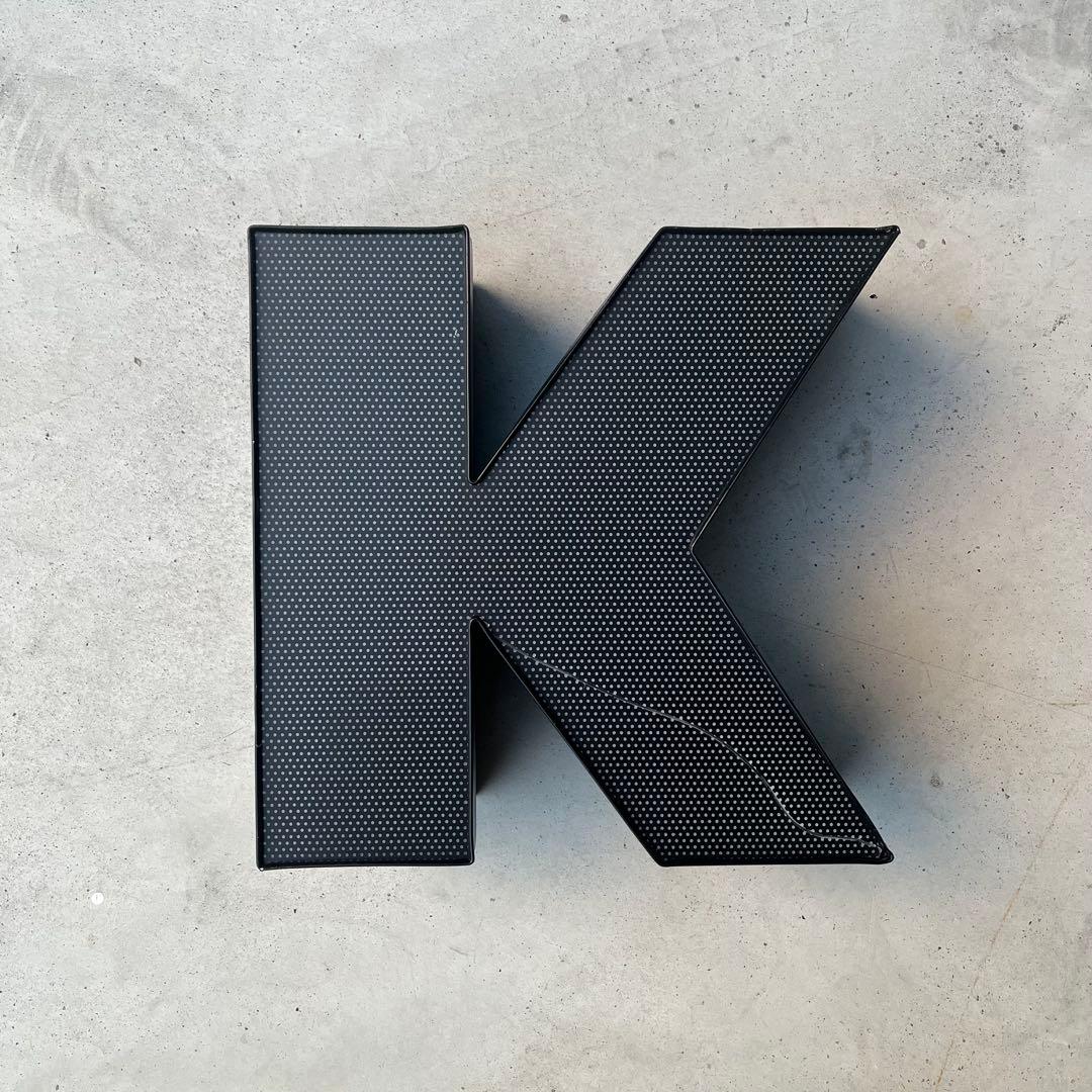 K 看板 アルファベット レターサイン 文字 アメリカ ビンテージ アンティーク