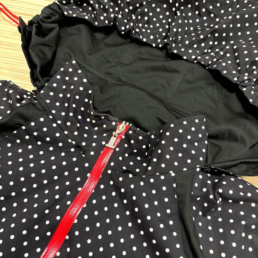 【美品】LANVIN SPORT セットアップ　水玉　パーカー　スカート