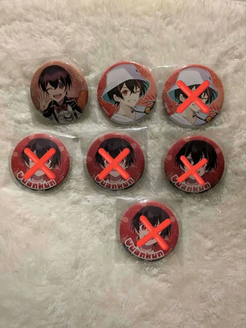 再アップ　コメントくださった方再度コメントお願いします ゆあんくん　缶バ