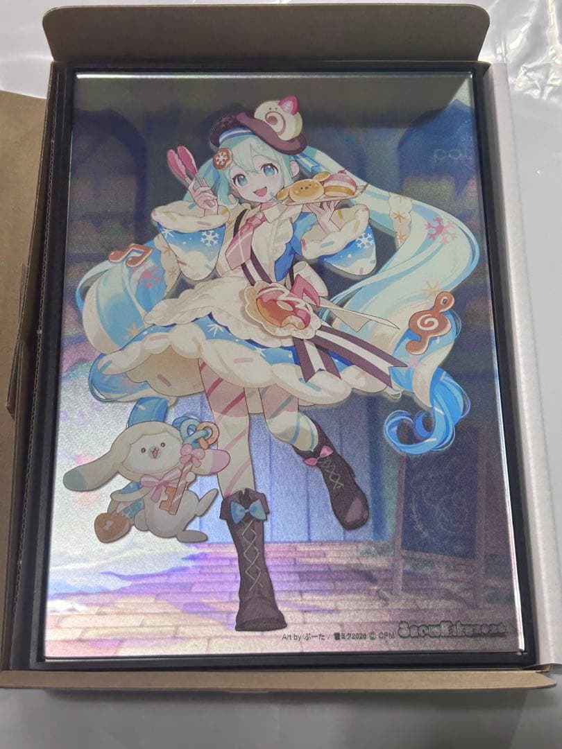  miku 2026 雪ミク スタンド式 a5パブミラー