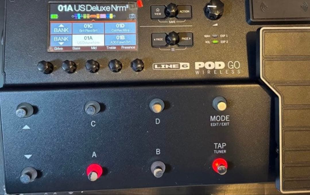 ギター LINE 6 POD GO WIRELESS