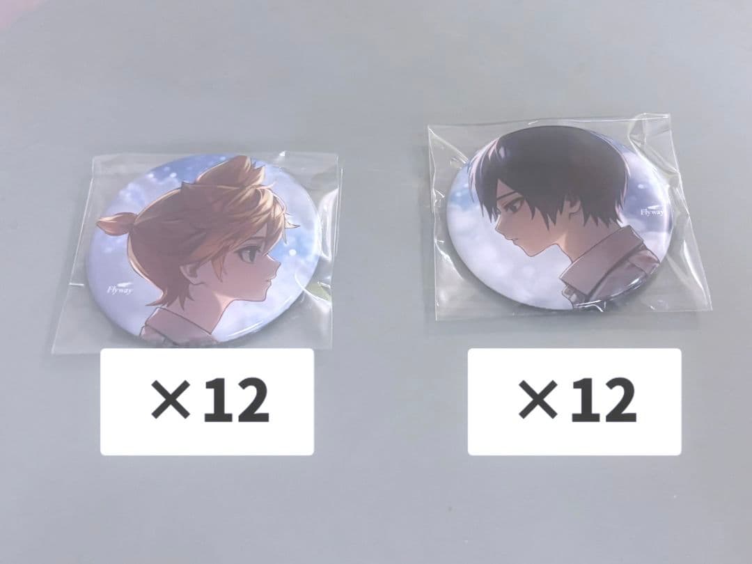 Flyway　缶バッジ24点セット　鏡音リン　KAITO　halyosy