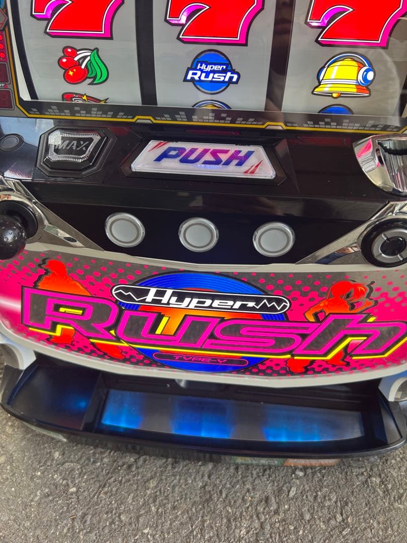 パチスロ 実機　SハイパーラッシュSLC8 家庭用改造済み　送料込み