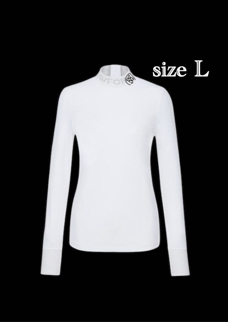 新品未使用☆新作☆G/FOREジーフォアレディースシャツ sizeLホワイト
