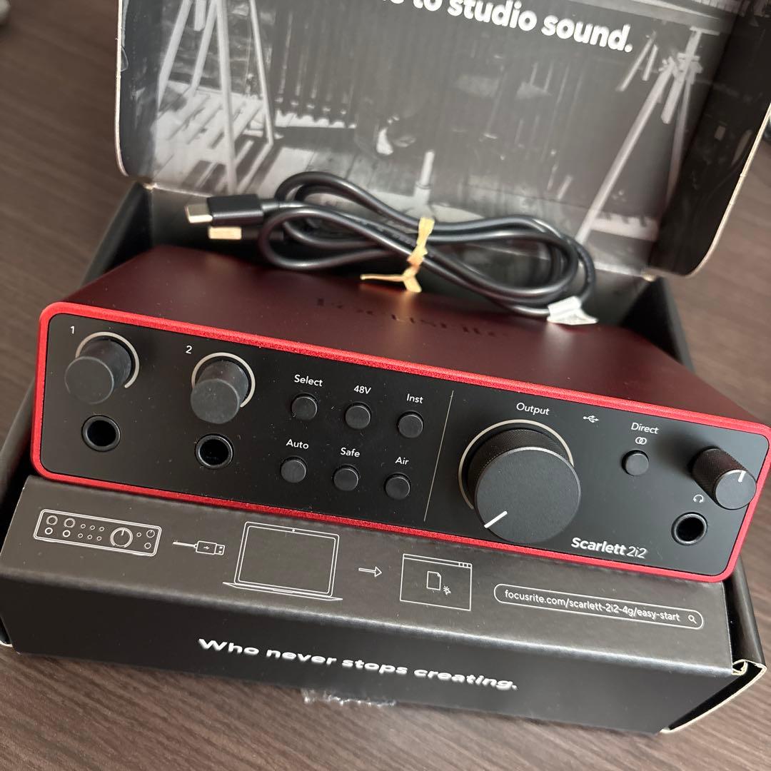 DTM・DAW FOCUSRITE Scarlett 2i2 Gen4