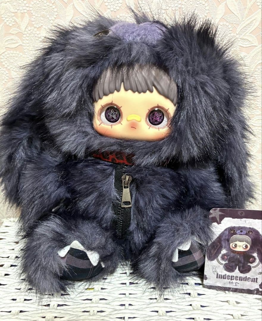 Maymei ♡霉霉 反逆ぬいぐるみシリーズ 400％ むらさき★バッグリュック