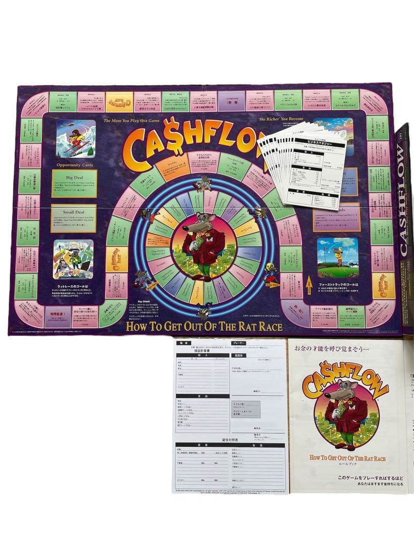 キャッシュフロー101CASHFLOWボードゲーム日本語版金持ち父さん貧乏父さん