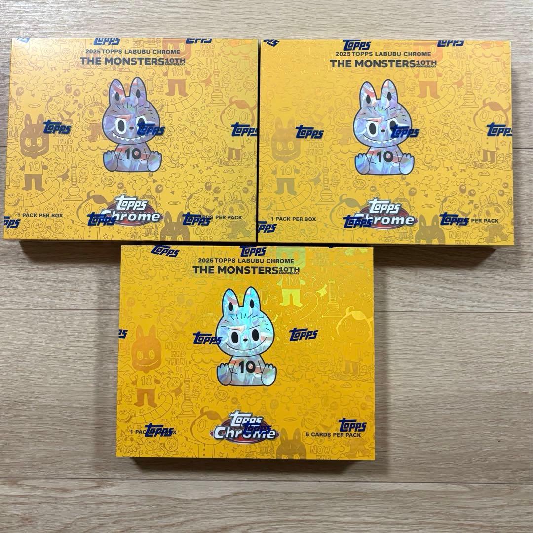 Topps Chrome 10周年記念ボックス 3BOX