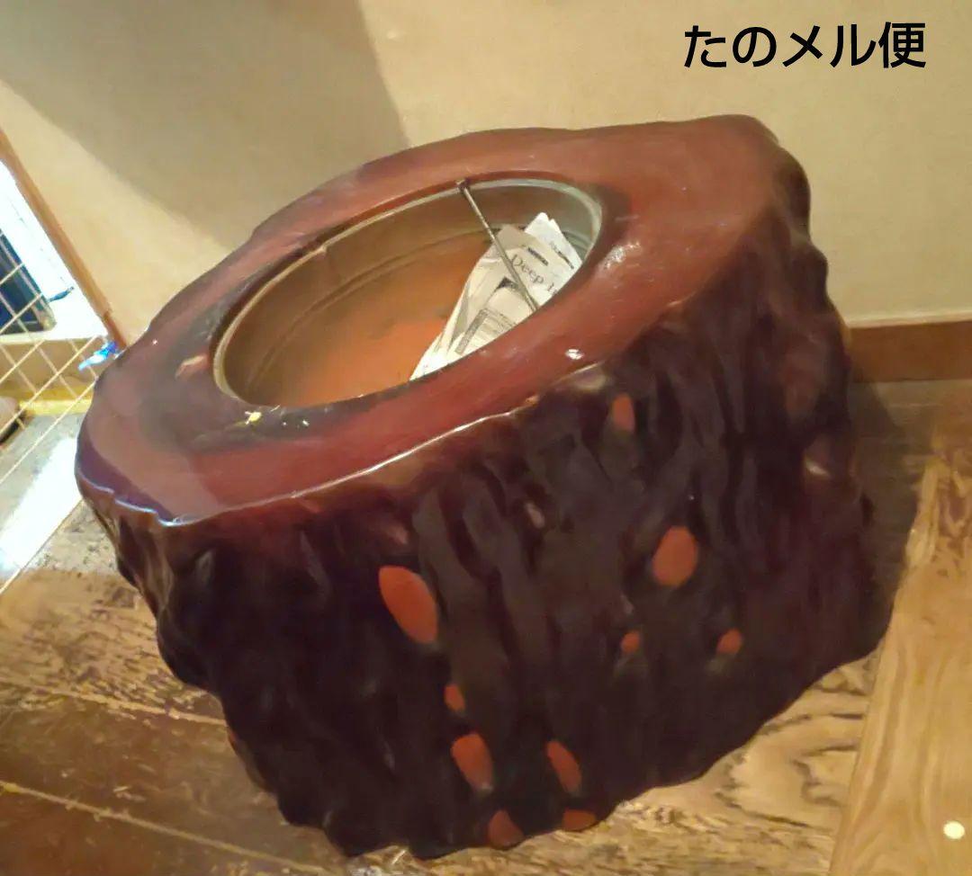 状態良！火鉢 天然木 切り株 古民家 くりぬき火鉢 たのメル便