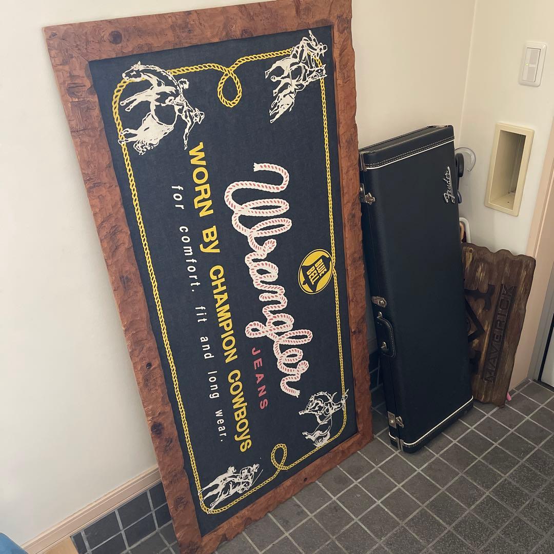 非売品　看板　Wrangler ラングラー　大判　バナー　販促