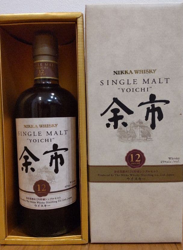 余市 12年 ニッカ シングルモルトウイスキー 45度 700ml