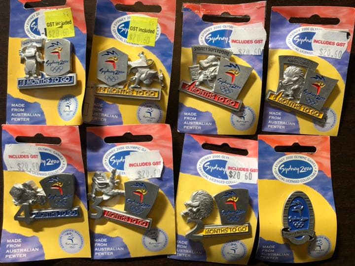 シドニーオリンピック ピンバッジ 8個