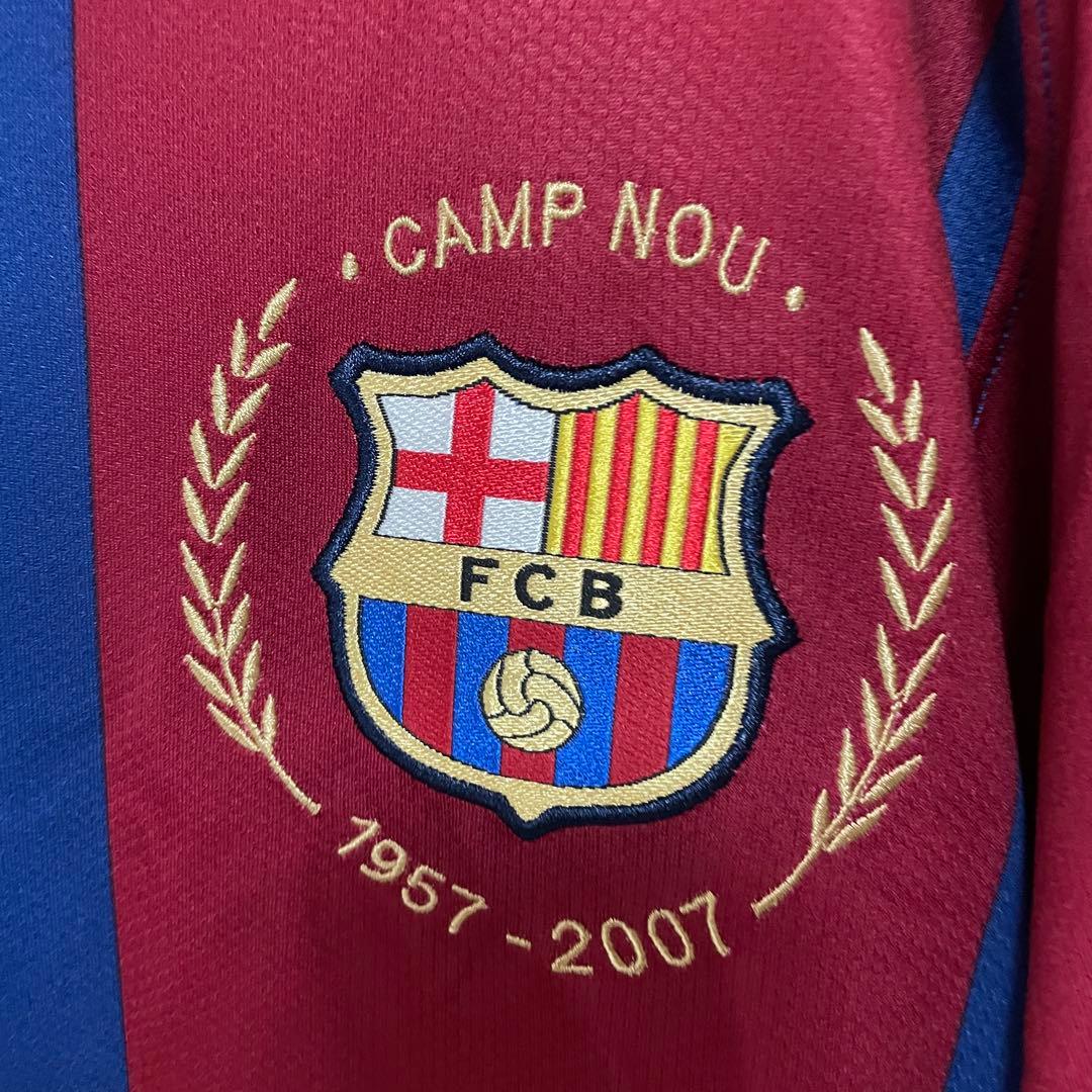 【正規品】ロナウジーニョ 10 カンプノウ50周年 バルセロナ ユニフォーム L