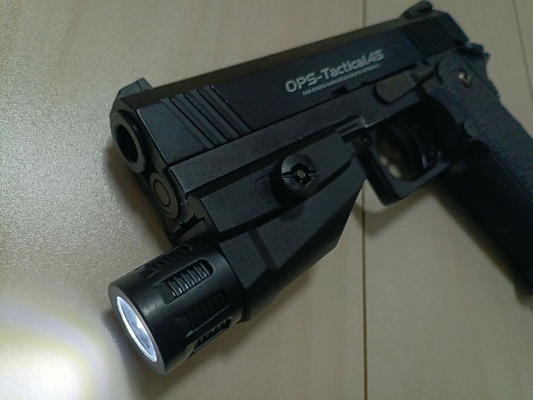 【中古品】東京マルイ ガスガン「ハイキャパ4.3 タクティカルカスタム」＋α