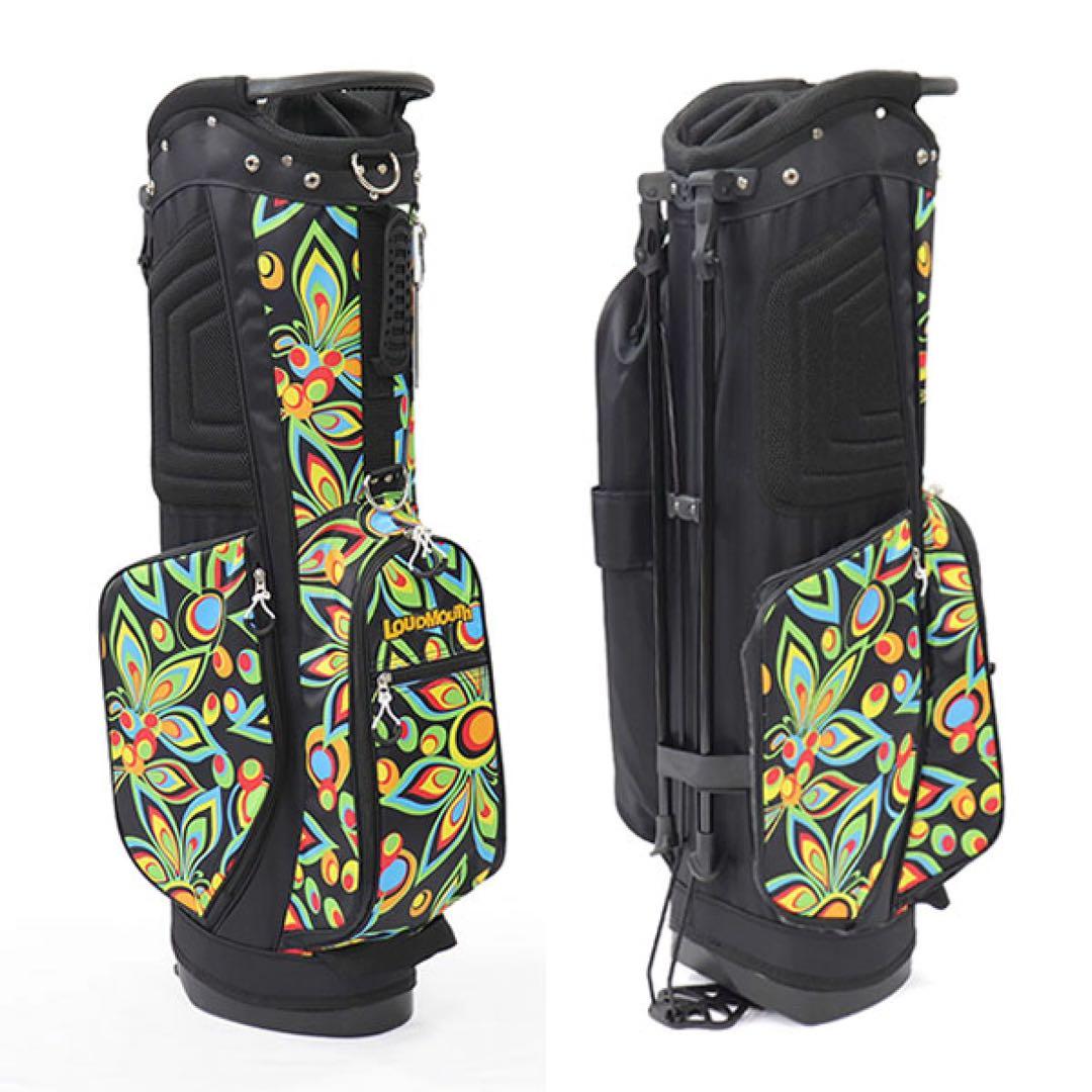 【新品】ラウドマウス キャディバッグ 8.5型 シャガデリックブラック 020