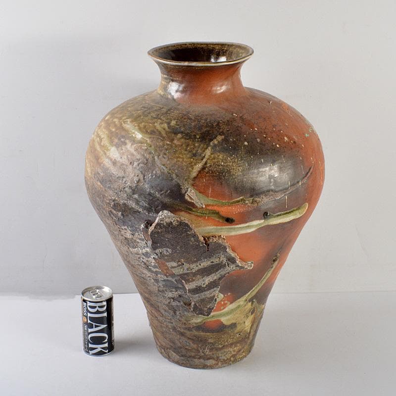 伊賀焼　大壷　飾壷　高さ約51㎝　C　R5886C