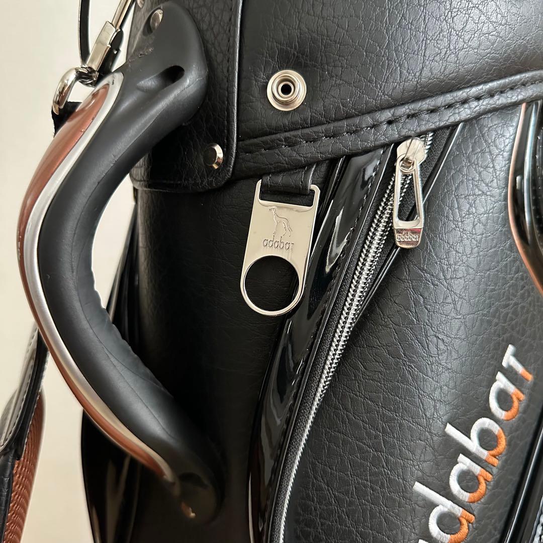 adabat アダバット キャディバッグ 9.5型 ブラック ABC-403