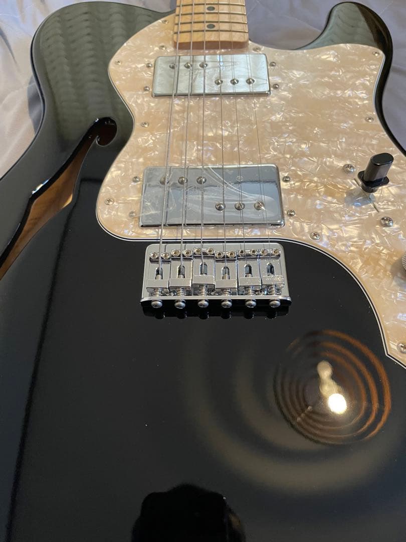 【9/23迄限定値下】Fender テレキャスターシンライン（黒）