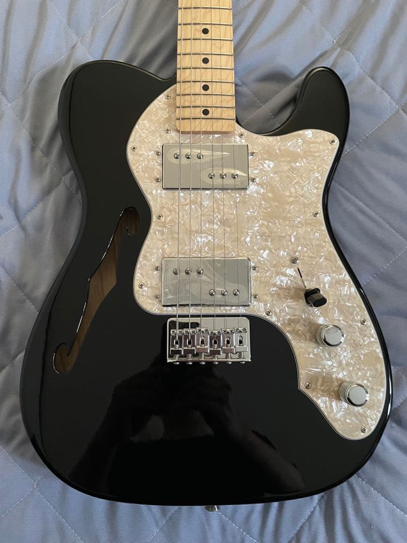 【9/23迄限定値下】Fender テレキャスターシンライン（黒）