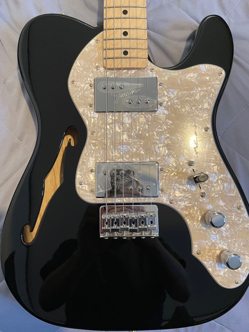 【9/23迄限定値下】Fender テレキャスターシンライン（黒）