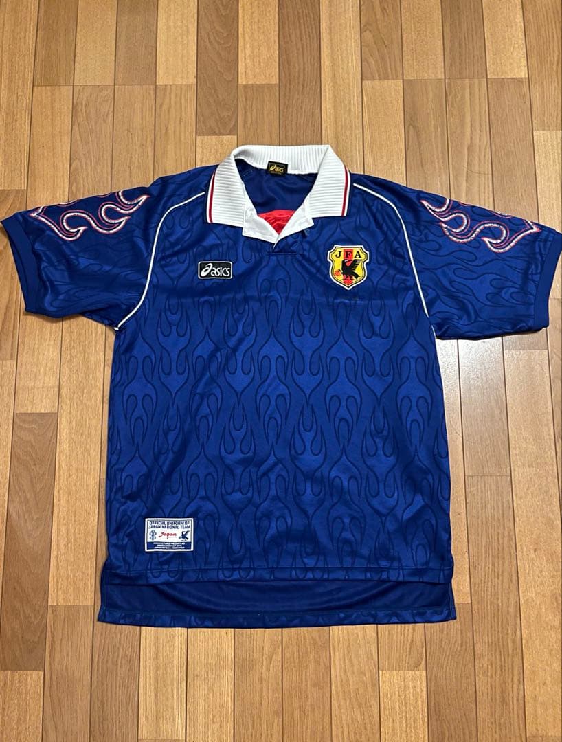 98年 フランスワールドカップ 日本代表 ユニフォーム 炎