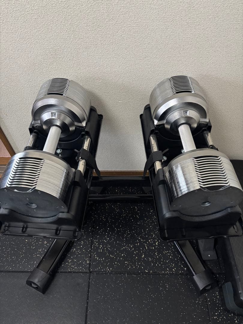 中村　海さん専用2プロバーベル　可変式ダンベル41.5k スタンドPro セット