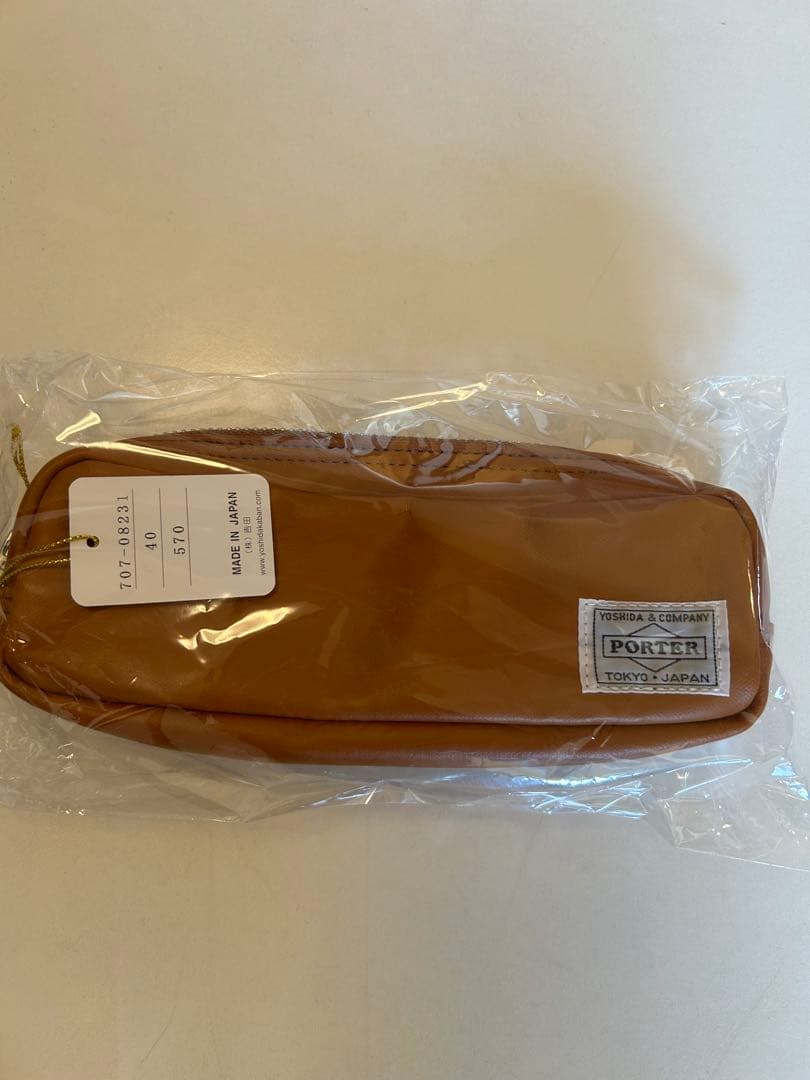 porter ブラウン 筆箱