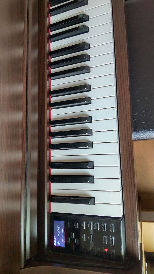 YAMAHA 電子ピアノ ダークブラウン 椅子付き