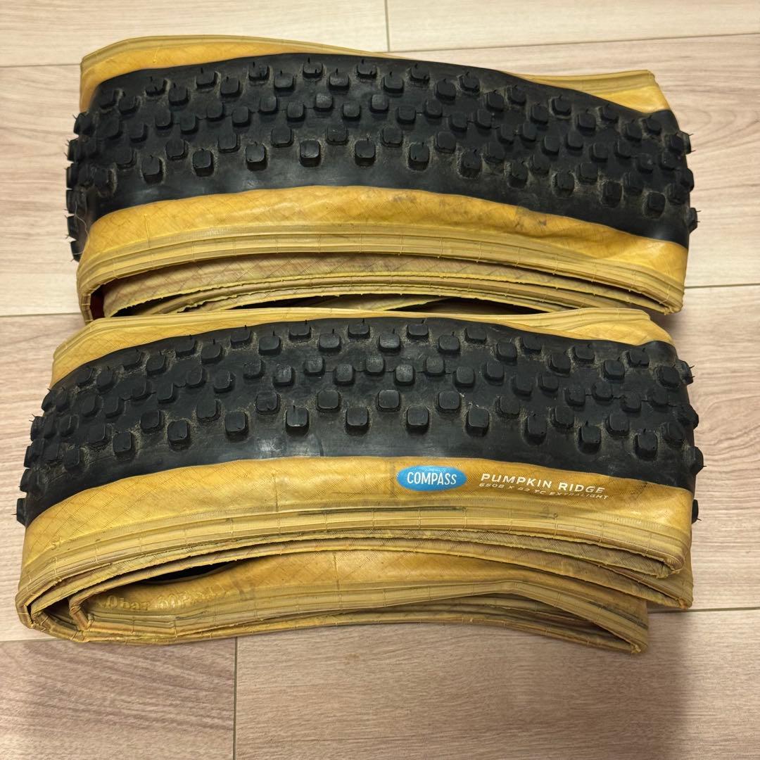 COMPASS PUMPKIN RIDGE 650B x 42チューブラータイヤ