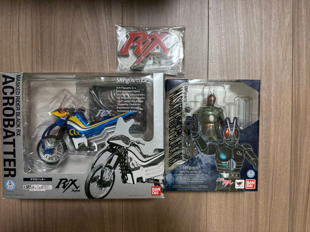 ★アクリルロゴ＋バイク付！　仮面ライダーBlack RX　フィギュアーツ