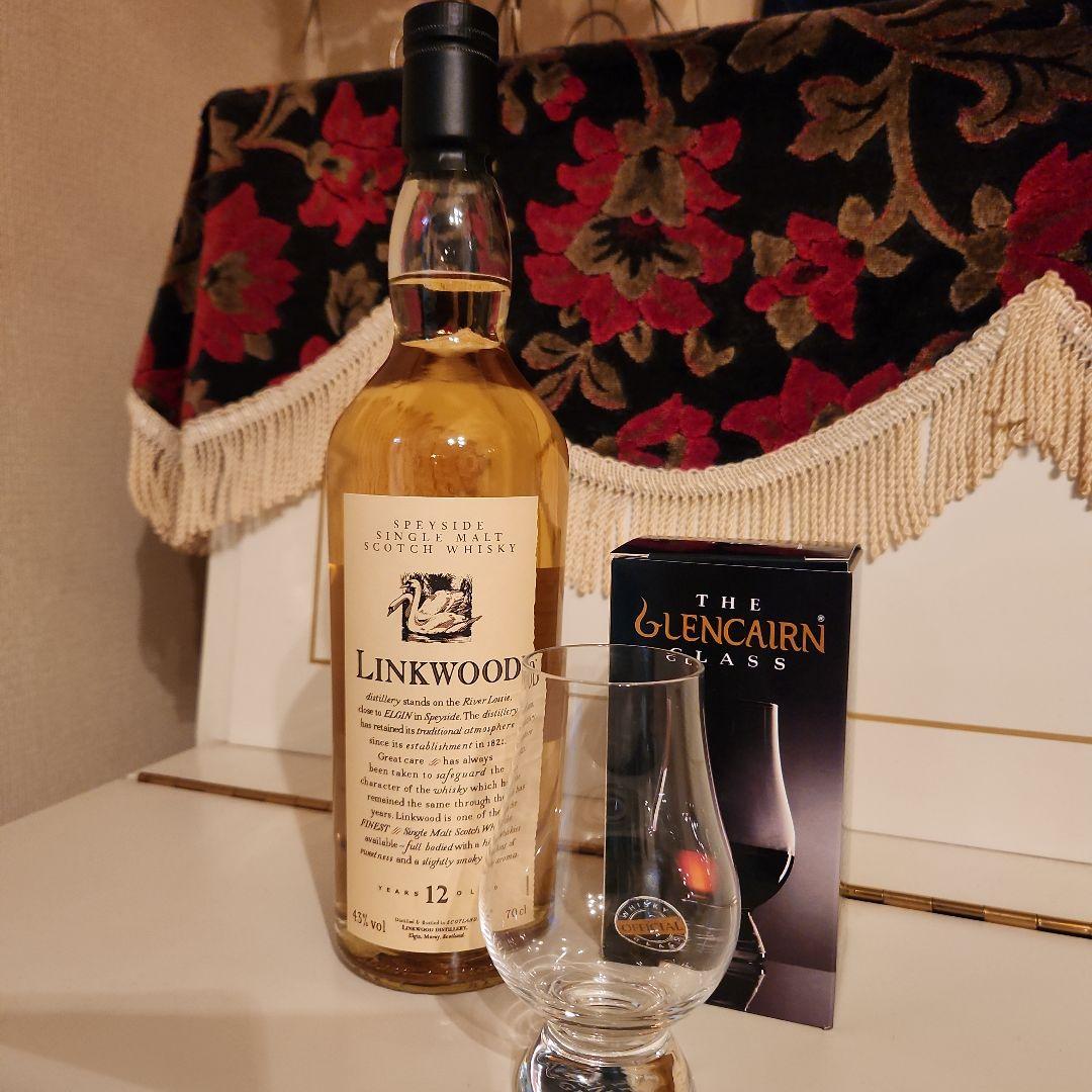 (花と動物)Linkwood 12年[入手困難] Glencairnグラスセット