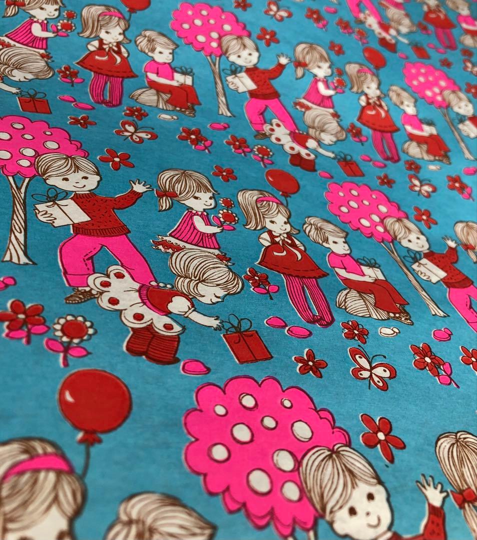 トリッピー・ヴィンテージ包装紙12ｍ&バスチケット50枚×4種×5