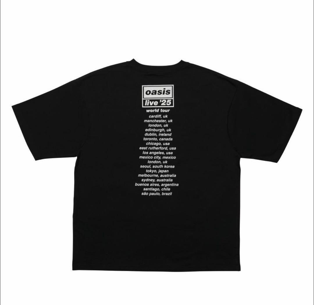 oasis live '25 ロゴTシャツ XLブラック 日本公式
