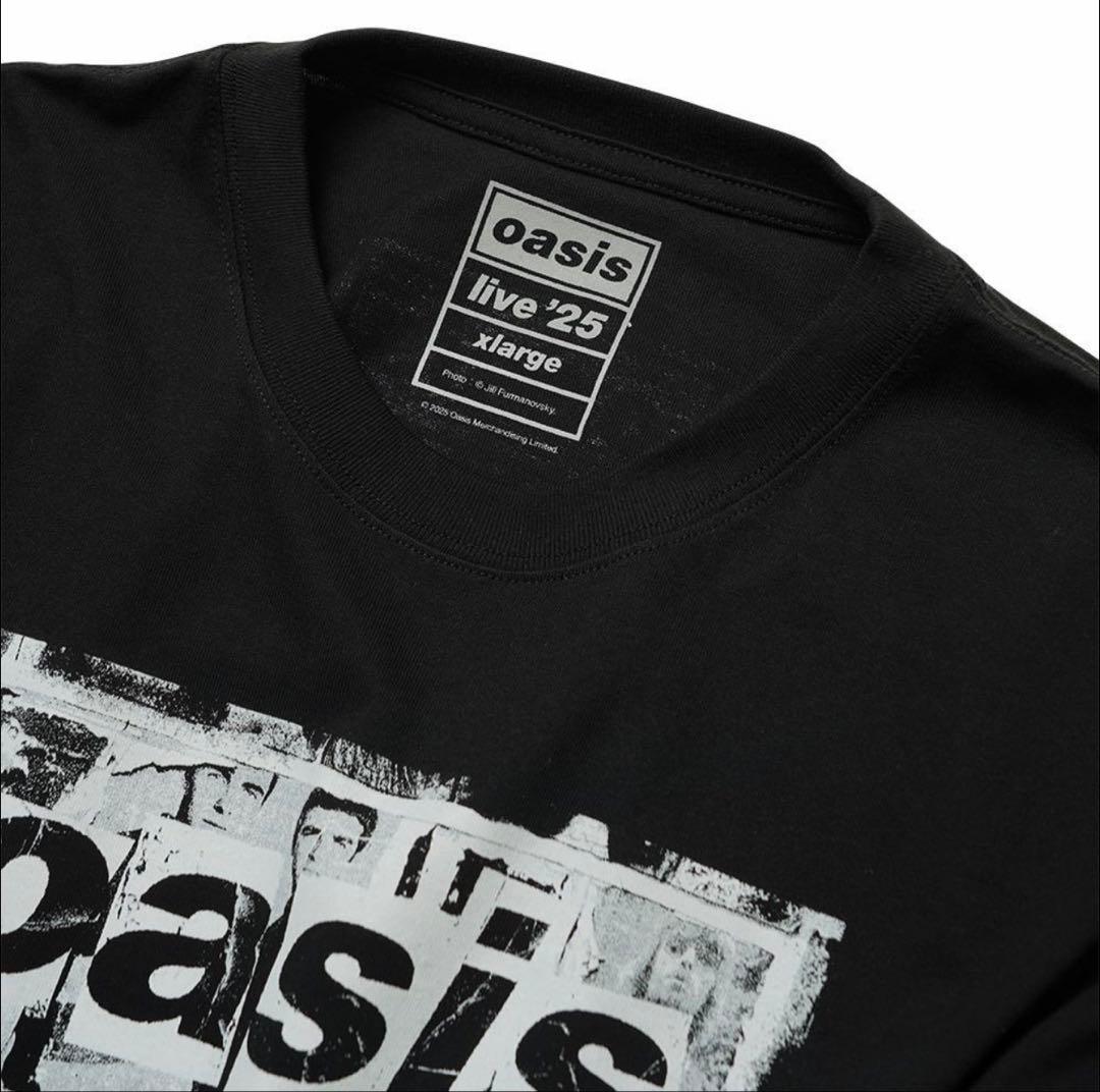 oasis live '25 ロゴTシャツ XLブラック 日本公式