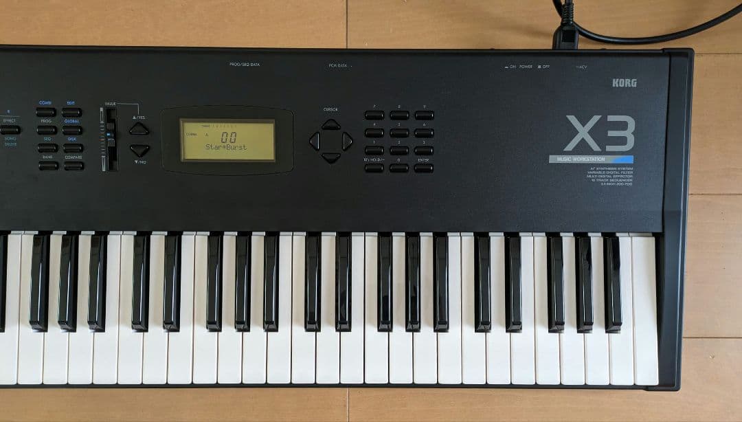 KORG　シンセサイザー　X3　音色データ復旧　ベルトレスFDD交換品