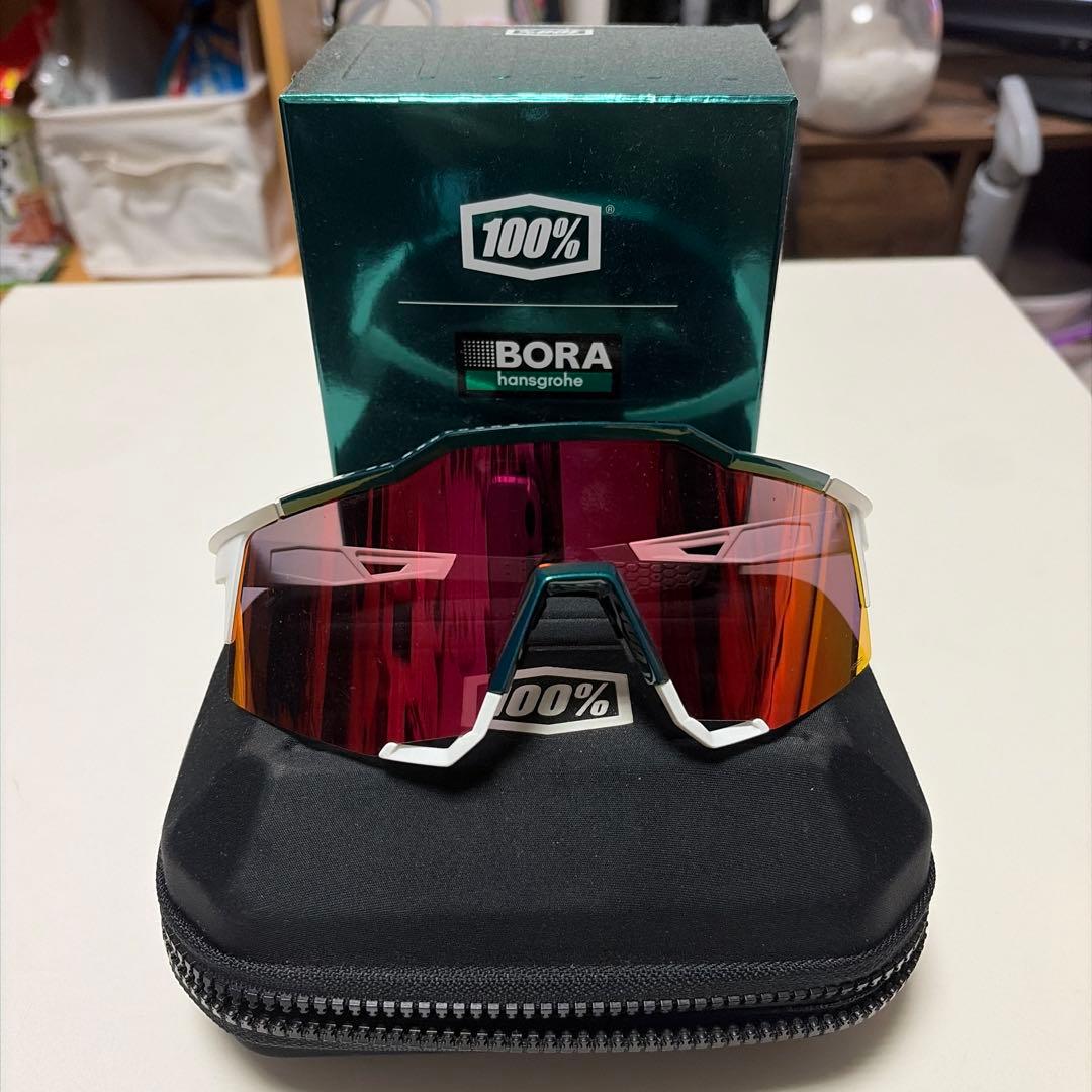 100% BORA スポーツサングラス ケース付き