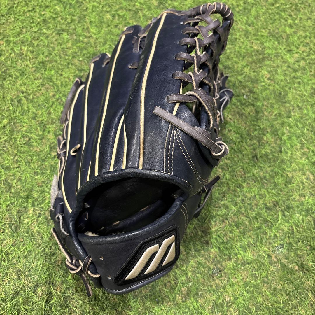 黒色 レザー 硬式野球用グローブ