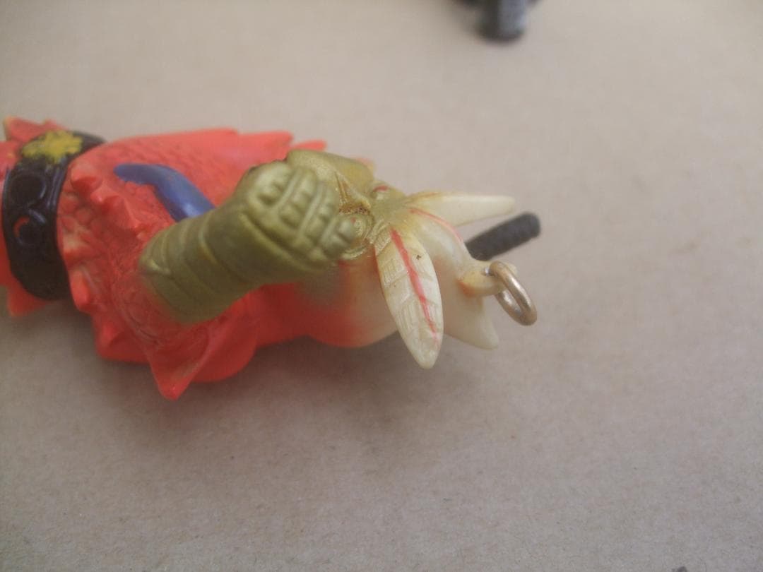 変身忍者嵐★ミニソフビ★ペンダント★★チェーン欠品