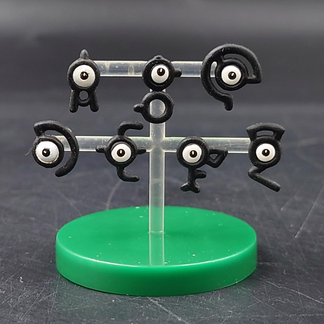 トミー 立体ポケモン図鑑 アンノーン A.B.C.D.E.F.G フィギュア