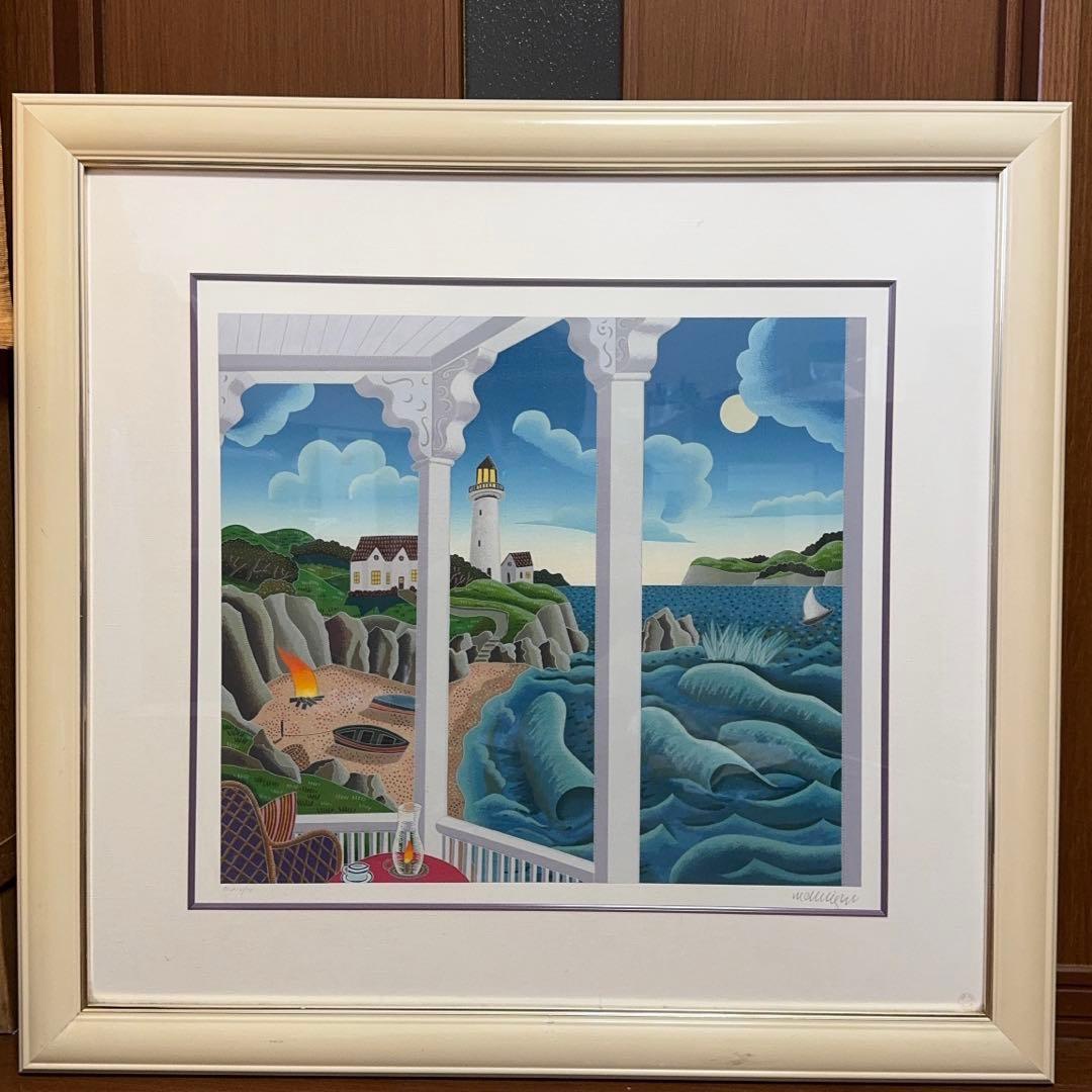 トーマスマックナイト　ライトハウスポイント　シルクスクリーン