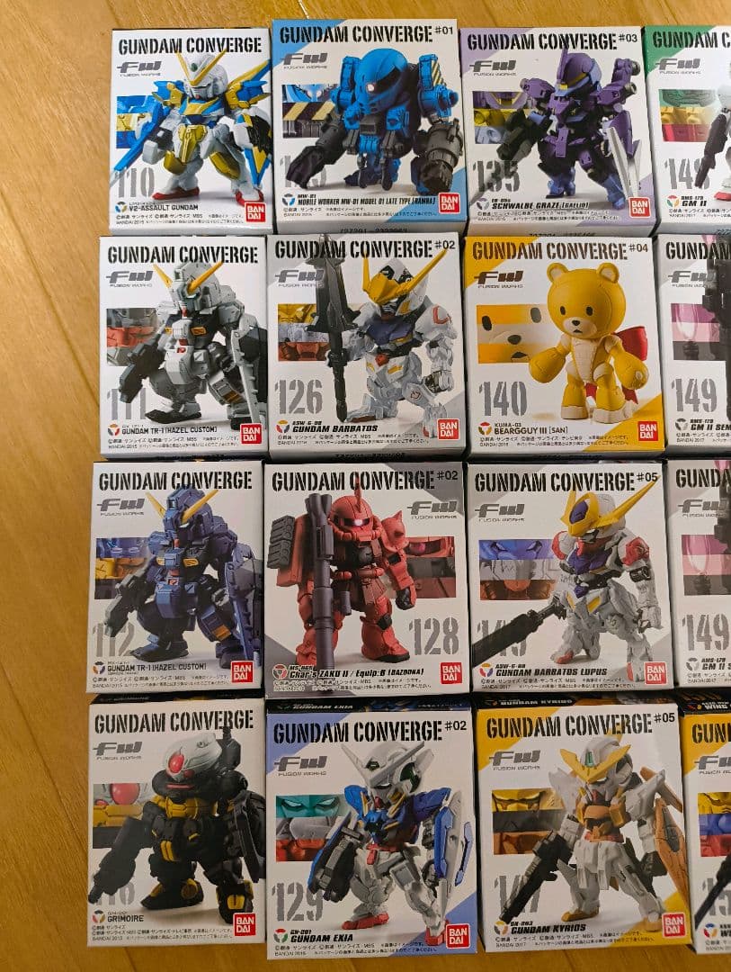 《値下げ》GUNDAM CONVERGE まとめ売り　未開封61個 開封済45個