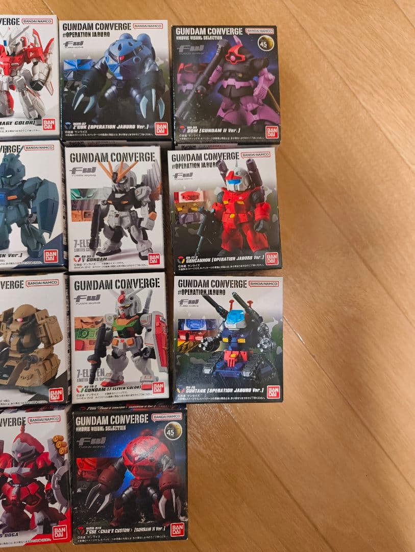 《値下げ》GUNDAM CONVERGE まとめ売り　未開封61個 開封済45個