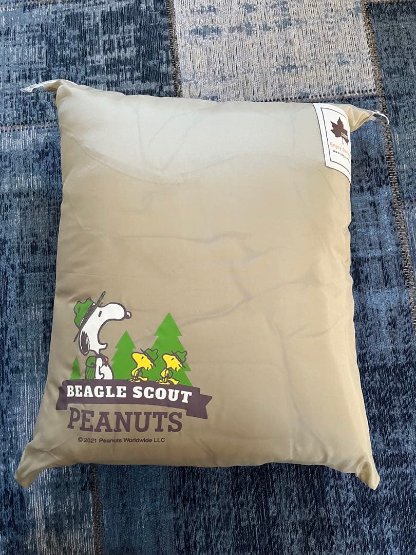 ロゴス(LOGOS) SNOOPY クッションシュラフ グリーン