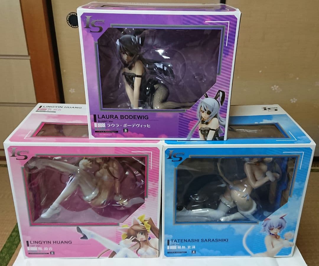 ３点セット◆インフィニット・ストラトス フリーイング フィギュア