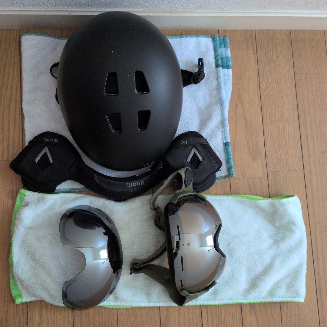 スノボ（ヘルメット、ゴーグル）セット