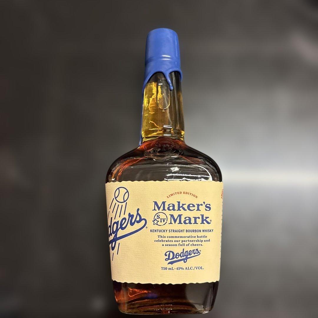 Makers Mark ロサンゼルスドジャースラベルウイスキー